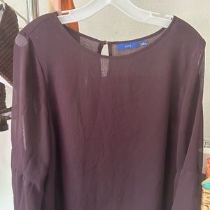 APT 9. purple blouse